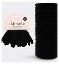 Kitsch Eco-Friendly Nylon Elastics 20pc set - Black