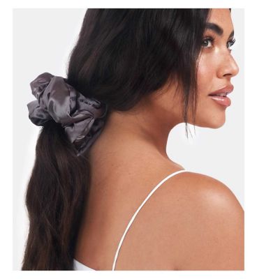Kitsch Satin Sleep Pillow Scrunchies - Blush/Gray