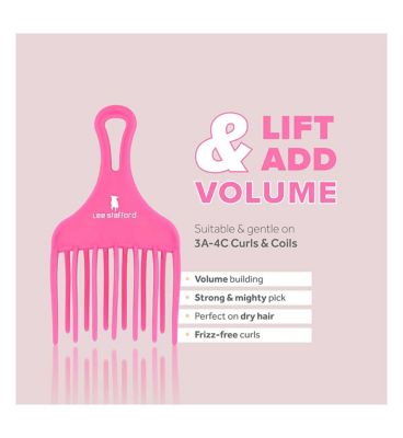 Lee Stafford Curls Double Lift Pick Comb