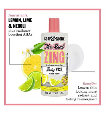 Soap & Glory The Real Zing Body Wash 500ml