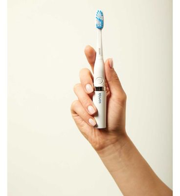 Sonisk Pulse Battery Powered Toothbrush - Brilliant White