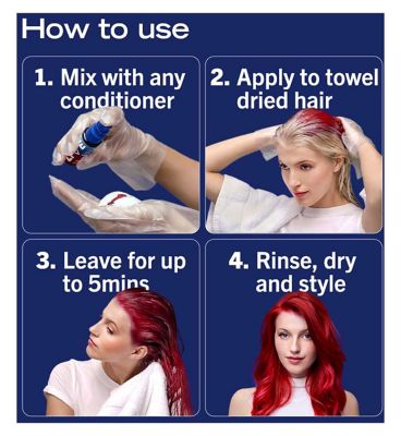 Schwarzkopf LIVE Colour Drops Semi-permanent Red Hair Dye Fiery Red 30ml