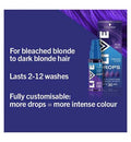 Schwarzkopf LIVE Colour Drops Semi-permanent Purple Hair Dye Orchid Purple 30ml