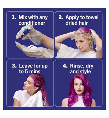 Schwarzkopf LIVE Colour Drops Semi-permanent Purple Hair Dye Orchid Purple 30ml