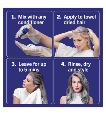 Schwarzkopf LIVE Colour Drops Semi-permanent Silver Hair Dye Ice Silver 30ml
