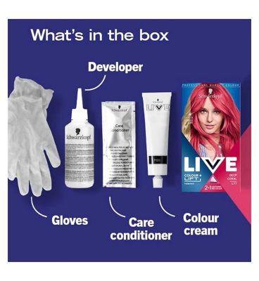 Schwarzkopf LIVE Colour + Lift Permanent Pink Hair Dye Deep Coral L77