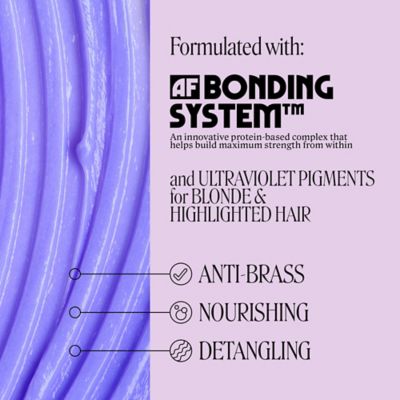 Andrew Fitzsimons Purple Brass Toning Conditioner for Blonde Hair, 250ml