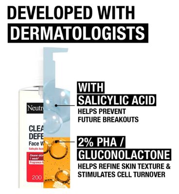 Neutrogena Clear and Defend+ Wash 200ml