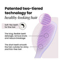 Tangle Teezer Wet Detangler Fine & Fragile Hairbrush Hypnotic Heather
