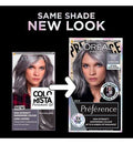 L'Oreal Paris Preference Vivids Permanent Hair Dye, Intense Luminous Colour, Smokey Grey 9.11