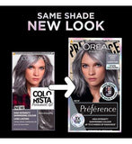 L'Oreal Paris Preference Vivids Permanent Hair Dye, Intense Luminous Colour, Smokey Grey 9.11