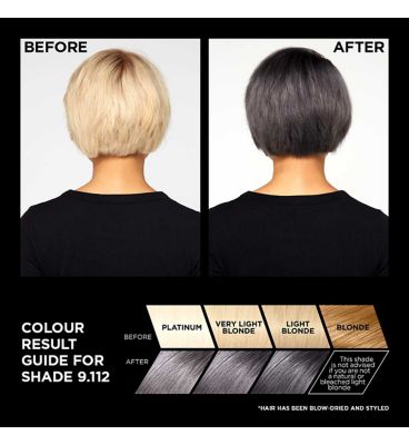 L'Oreal Paris Preference Vivids Permanent Hair Dye, Intense Luminous Colour, Smokey Grey 9.11