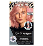 L'Oreal Paris Preference Vivids Permanent Hair Dye, Intense Luminous Colour, Rose Gold 9.213