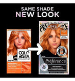 L'Oreal Paris Preference Vivids Permanent Hair Dye, Intense Luminous Colour, Copper 7.43