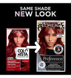 L'Oreal Paris Preference Vivids Permanent Hair Dye, Intense Luminous Colour, Cherry Red 5.66
