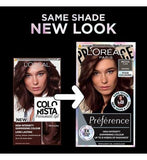L'Oreal Paris Preference Vivids Permanent Hair Dye, Intense Luminous Colour, Mocha 5.23