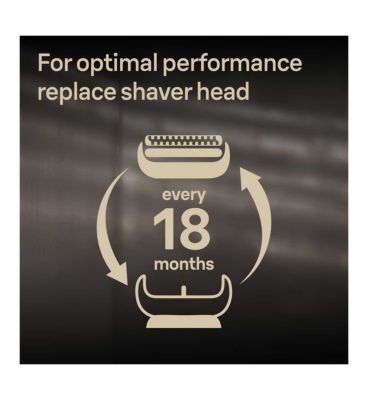 Braun Electric Shaver Head Replacement - Part 94M, Silver