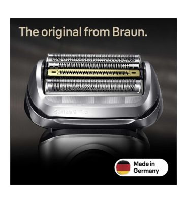 Braun Electric Shaver Head Replacement - Part 94M, Silver