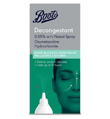 Boots Decongestant 0.05% w/v Nasal Spray 15ml