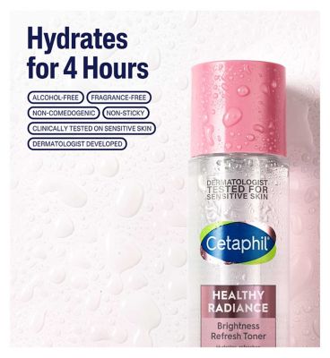 Cetaphil Healthy Radiance Brightness Refresh Toner with Vitamin B3 for Brighter Skin 150ml