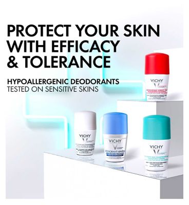Vichy 48HR Soothing Roll-On Anti-Perspirant for Sensitive Skin 50ml