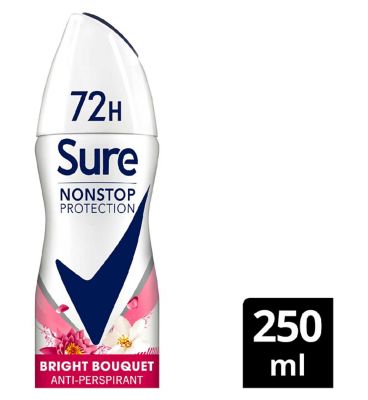 Sure Nonstop Protection Anti-Perspirant Aerosol Bright Bouquet 250ml