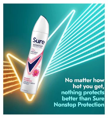 Sure Nonstop Protection Anti-Perspirant Aerosol Bright Bouquet 250ml