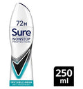 Sure Nonstop Protection Anti-Perspirant Aerosol Invisible Aqua 250ml