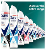 Sure Nonstop Protection Anti-Perspirant Aerosol Invisible Aqua 250ml
