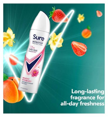 Sure Women Nonstop Protection Anti-Perspirant Aerosol Bright Bouquet 150ml