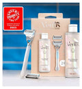 Gillette Venus For Pubic Hair & Skin Women's Razor, 2 Blade Refills and 2in1 Shave Gel and Cleanser