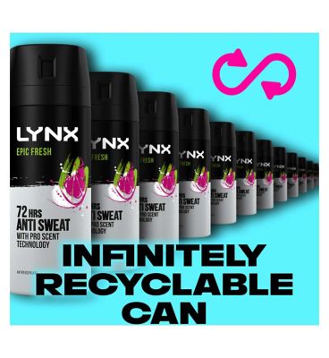 Lynx Epic Fresh Antiperspirant 150ml