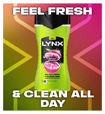 Lynx Epic Fresh Shower Gel 225ml