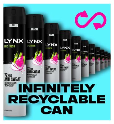 Lynx Epic Fresh Antiperspirant 250ml