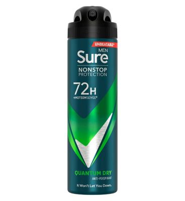 Sure Men Nonstop Protection Anti-Perspirant Aerosol Quantum Dry 150ml