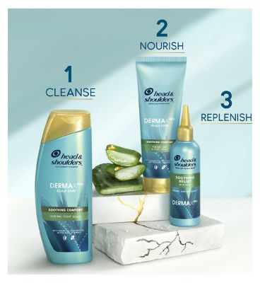 Head & Shoulders DERMAXPRO Soothing Anti Dandruff Dry Scalp Hair Bundle