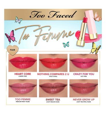 Too Faced Too Femme Heart Core Lipstick
