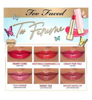 Too Faced Too Femme Heart Core Lipstick