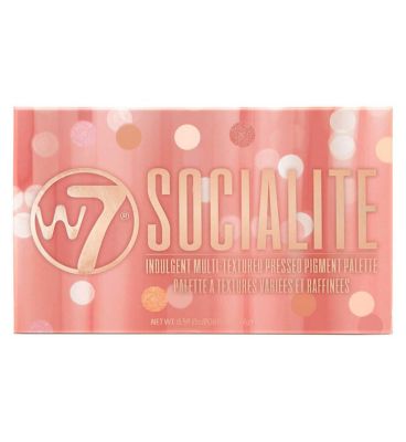W7 Socialite Pressed Pigment Palette