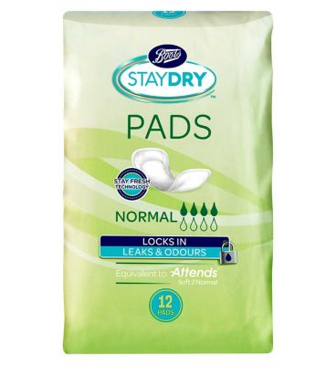 Boots Staydry Normal Pads