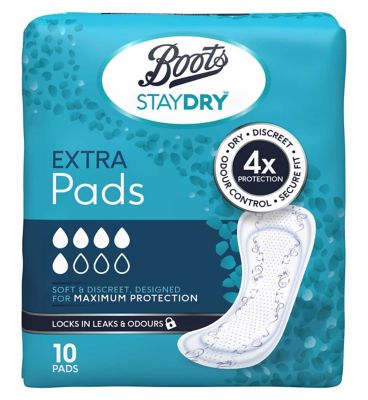Boots Staydry Extra Pads