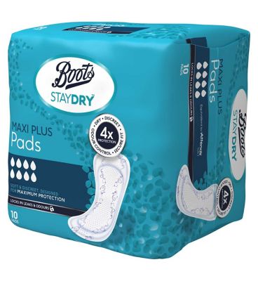 Boots Staydry Maxi Plus Pads
