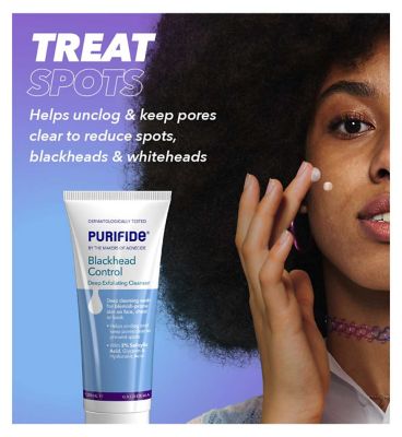 Purifide by Acnecide Blackhead Control Deep Exfoliating Cleanser with Salicylic Acid 120ml