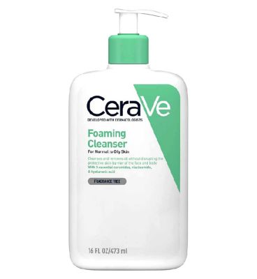 CeraVe Foaming Cleanser with Niacinamide for Normal to Oily Skin 473ml