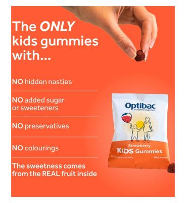 Optibac Kids Gummies Gut Supplement - 30 Gummies