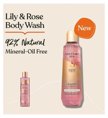 Sanctuary Spa Lily & Rose Collection Body Wash 250ml