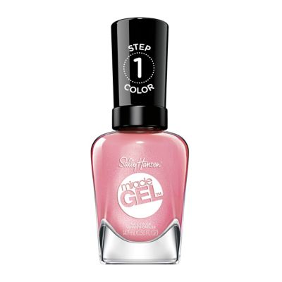 Sally Hansen Miracle Gel Nail Polish - Shell Yeah - Pink Shimmer Nail Colour