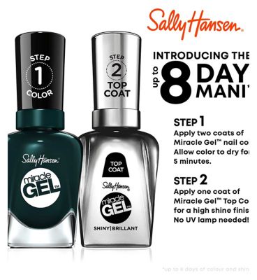 Sally Hansen Miracle Gel Nail Polish - Jealous Boyfriend - Dark Green Nail Colour