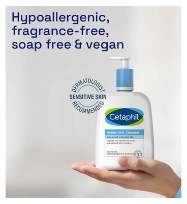 Cetaphil Gentle Skin Cleanser, Face Wash & Body Wash for Sensitive Skin 236ml