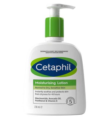 Cetaphil Moisturising Lotion, Lightweight Face & Body Moisturiser for Sensitive Skin 236ml